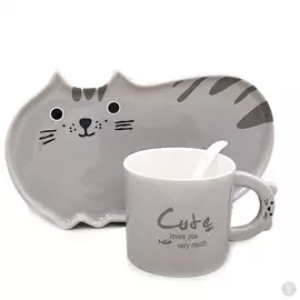 Набор керамической посуды Full Cats