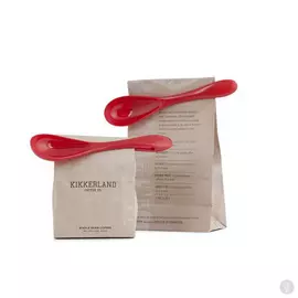 Клипсы для продуктов со встроенной мерной ложкой Kikkerland