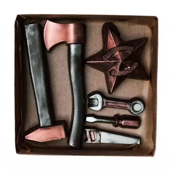 Набор крафтового шоколада Valar Verde Защитнику Отечества