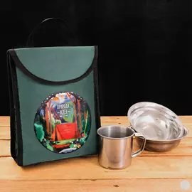 Набор посуды в термосумке Природа ждет 3 л