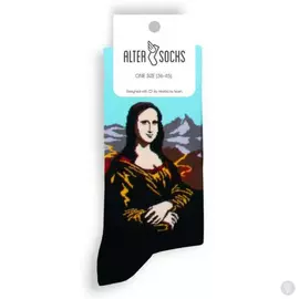 Носки Мона Лиза