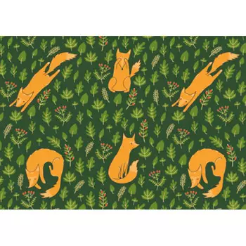 Открытка ЛИСная поляна