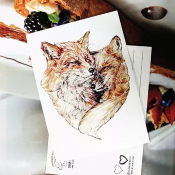 Открытка Оранжевая любовь