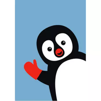 Открытка Пингвин