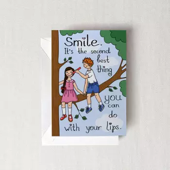 Открытка Smile is the best thing