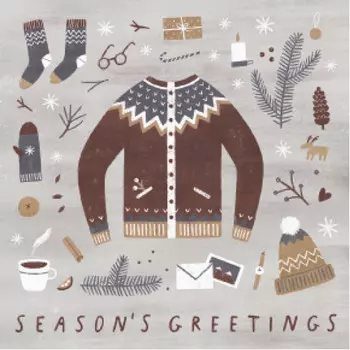 Открытка Свитер