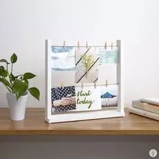 Панно для фотографий настольное HANGIT белое