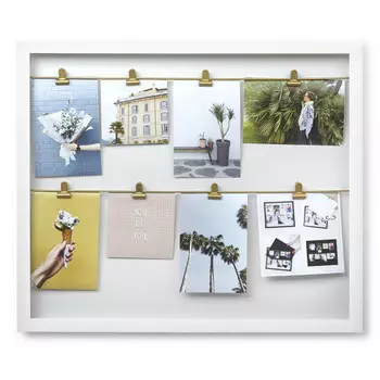 Панно с зажимами для фотографий Clipline