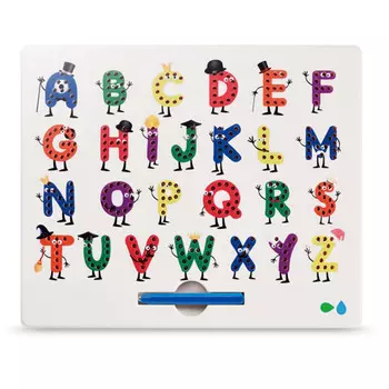 Планшет для рисования магнитами Magboard Алфавит English