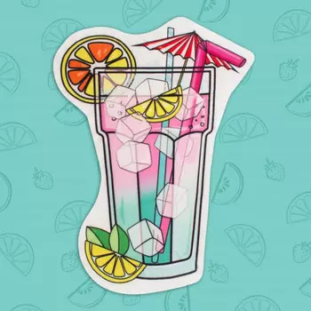 Пляжное полотенце Коктейль