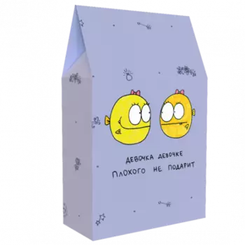 Подарочная коробка Девочка девочке плохого не подарит