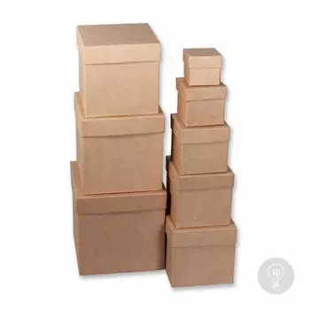 Подарочная коробка Крафт куб