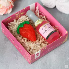 Подарочный набор мыла 8 марта Клубника-Шампанское