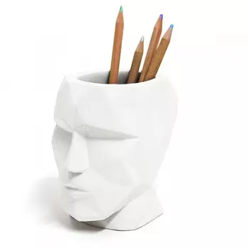 Подставка для канцелярских принадлежностей The Head белый