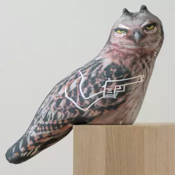 Подушка-антистресс Сова Валентина Двуликая