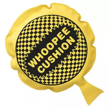 Подушка Пердушка желтая