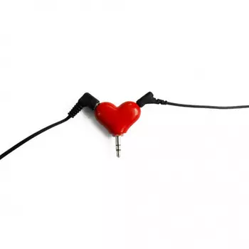 Разветвитель для наушников Сердце