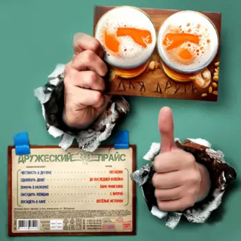 Шоколадная открытка Для друга