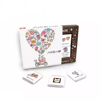 Шоколадный набор Люблю Сердце