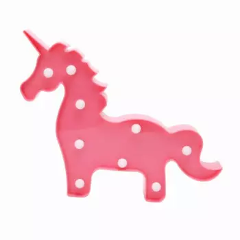 Светильник Единорог розовый