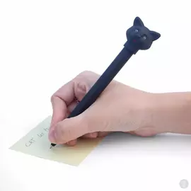 Светящаяся и мяукающая ручка в виде кошки Kikkerland Cat