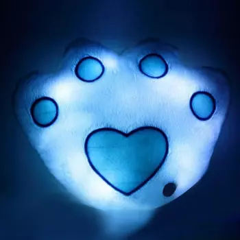 Светящаяся подушка Лапка