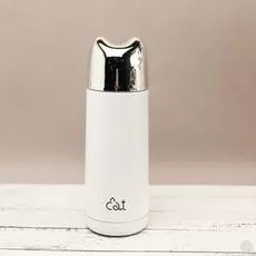 Термос Cat белый