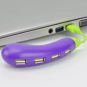 USB HUB Баклажан