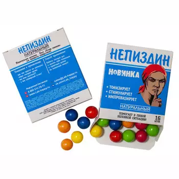 Жевательная резинка Неп*здин натуральный