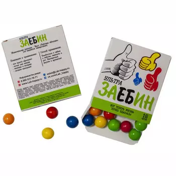 Жевательная резинка За*бин ультра