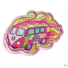 Значок Markov Design Автобус хиппи