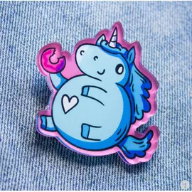 Значок Markov Design Единорог и пончик