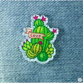 Значок Markov Design Любовь и кактус