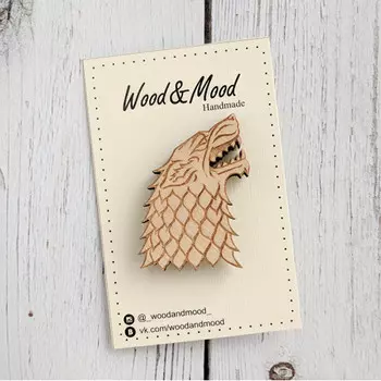 Значок ручной работы Старки