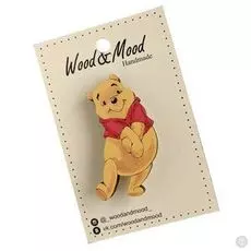 Значок ручной работы Винни-Пух