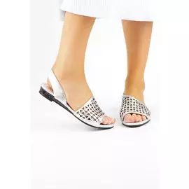 Босоножки на низком каблуке Mario Berluchi 1-3412