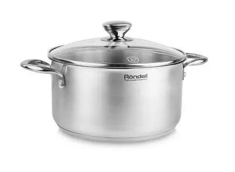 1224 Кастрюля с/кр 24 см 5,1 л Merkur Rondell (ST)