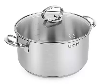 1227 Кастрюля с/кр 24 см 5,1 л Zart Rondell (ST)