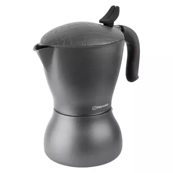 1274 Гейзерная кофеварка 9 чашек Escurion Grey Induction Rondell (GY)
