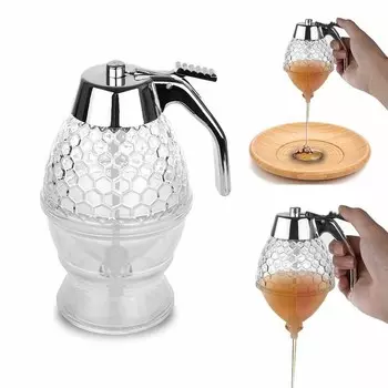Акриловый диспенсер для меда Honey Dispenser, 200 мл