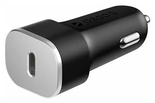 Автомобильная зарядка Deppa , черный (DEP-11289)