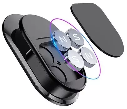 Автомобильный держатель Mage Hook, магнитный, черный, Deppa