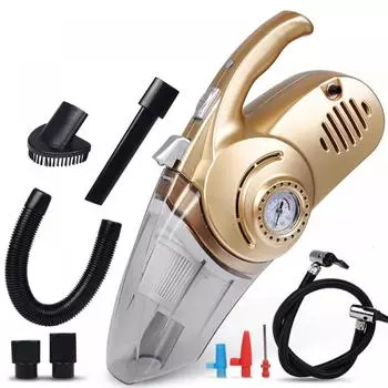 Автомобильный пылесос насос 4-в-1 Car Vacuum Cleaner