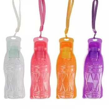 Автопоилка прогулочная с фигурной бутылочкой, 250 мл, микс цветов