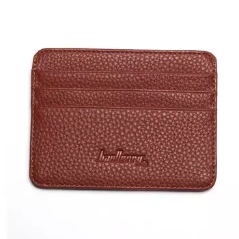 Baellerry тонкий кошелек для карт и пропуска, Коричневый