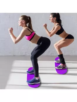 Балансировочная доска для тренировки, фиолетовый