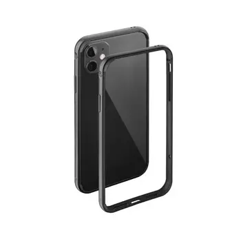 Бампер защитный Alum Bumper для Apple iPhone 11, чёрный, Deppa