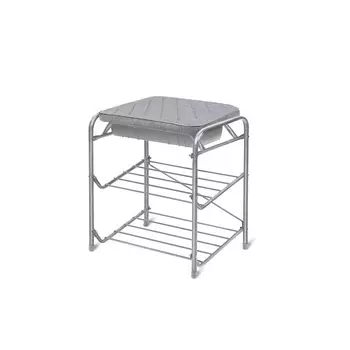 Банкетка БП3/С 440х330х516мм, цвет серый