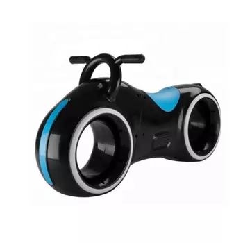 Беговел Tron Bike, чёрный-синий