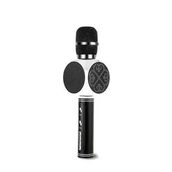 Беспроводной караоке микрофон Magic Karaoke YS-63 с изменением голоса, серебро